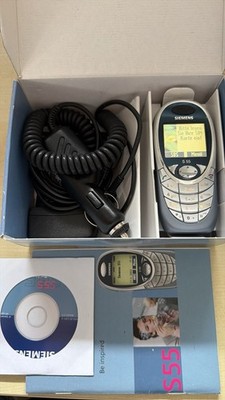 Siemens S55 Arktisches Blau geprüft, Händler, volle Funktion, Garantie Komplett