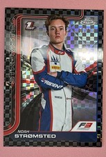 2025 Topps Chrome F1 F3 Noah Stromsted Rookie Portrait Image CheckFlag Black /10