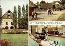 Museum Ethnographic Torun Kujawska Zagroda vintage postcard z256