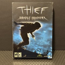 Thief Deadly Shadows PC CD-ROM 2004 3 Discs Manual Box Slipcover Eidos
