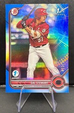 2025 SAL STEWART Bowman’s Draft 1st Bowman BLUE FOIL  /150 Reds No. BD-122