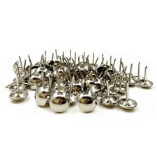 100 PCS 11x17mm Silver Sofa Upholstery Tacks Decorative Furniture Thumb Nail