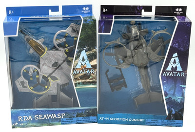 Avatar: World of Pandora RDA Seawasp and AT-99 Scorpion Gunship McFarlane Toys