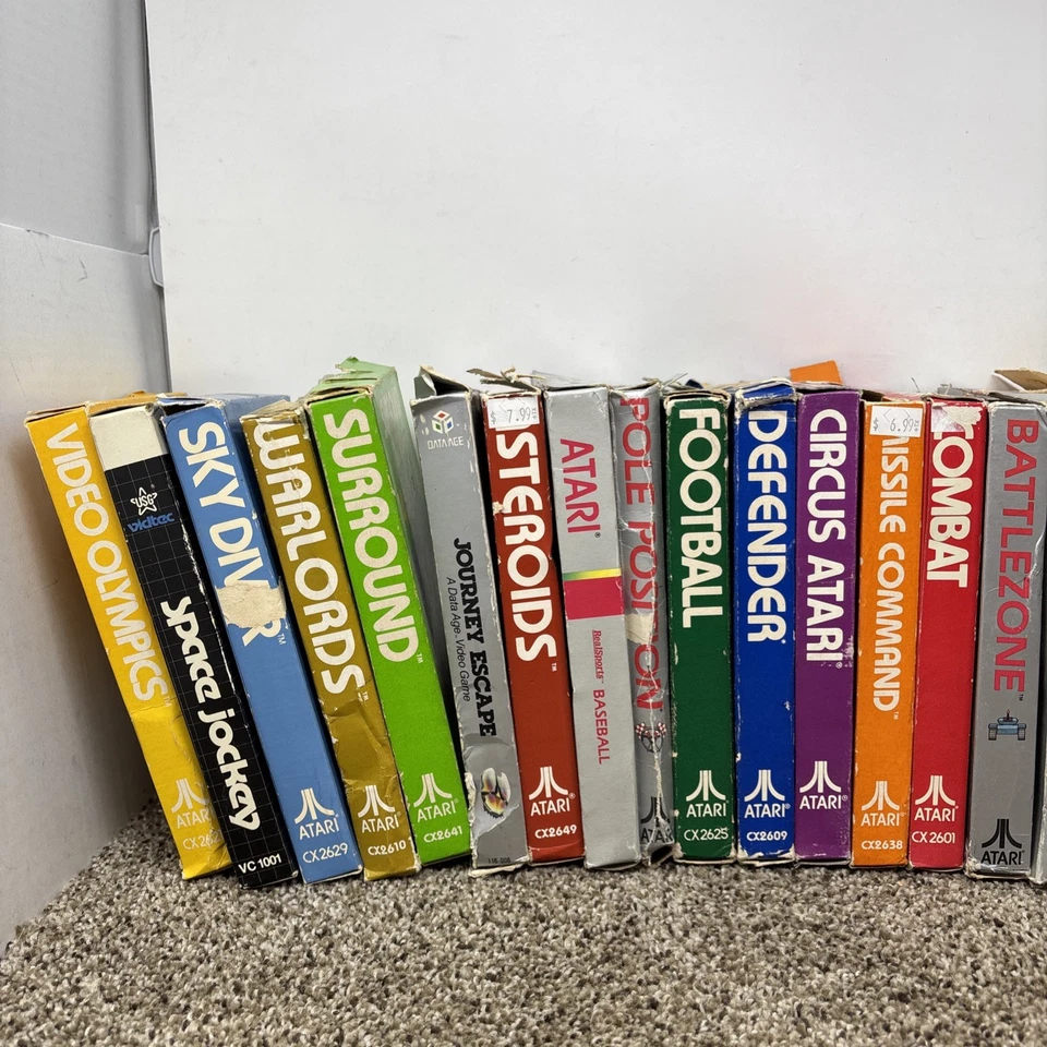 Atari 2600 Lot of 27 Boxed Games Complete In Box CIB Classic Atari Game Lot - Image 2 of 4