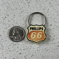 Lyle's Phillips 66 Service Station Gas Oil Vintage Keychain Key Ring #53840