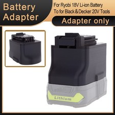 Battery Adapter For Ryobi 18V Li-Ion Battery Convert for Black Decker 20V Tool