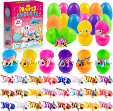 Easter Basket Stuffers - Easter Basket Essentials - 24 Pack Prefilled Easter Egg