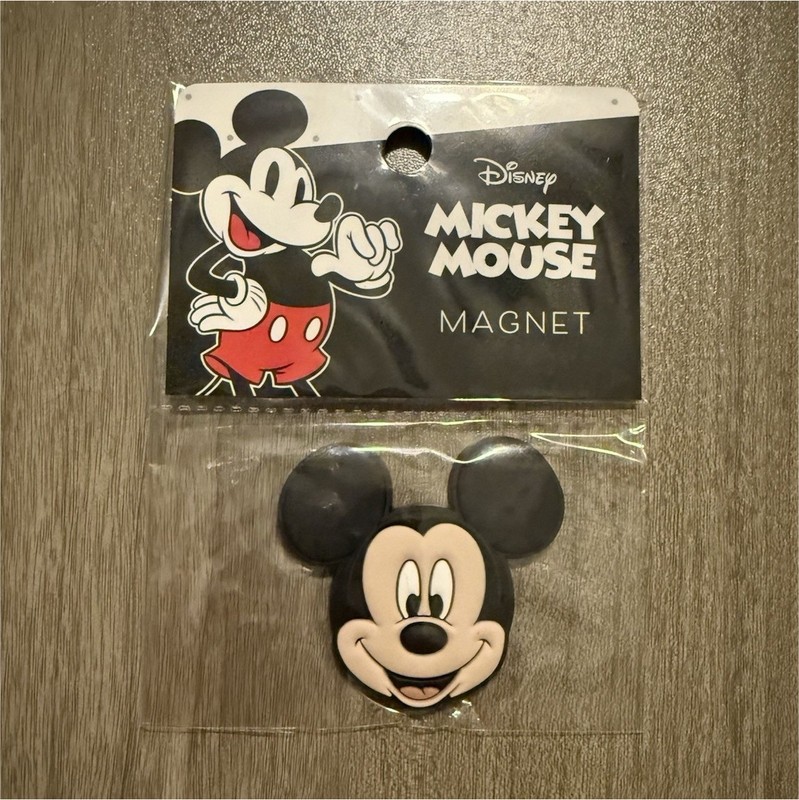 Disney Mickey Mouse Face Fridge Magnet Plastic Souvenir