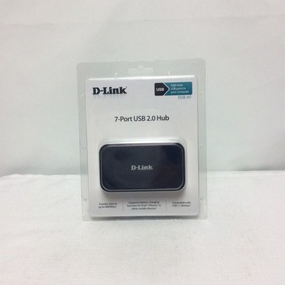 USB Hub D-Link DUB-H7/E USB 2.0 Black Sealed