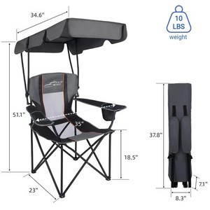 Sedia pieghevole oversize resistente per avventure all'aperto