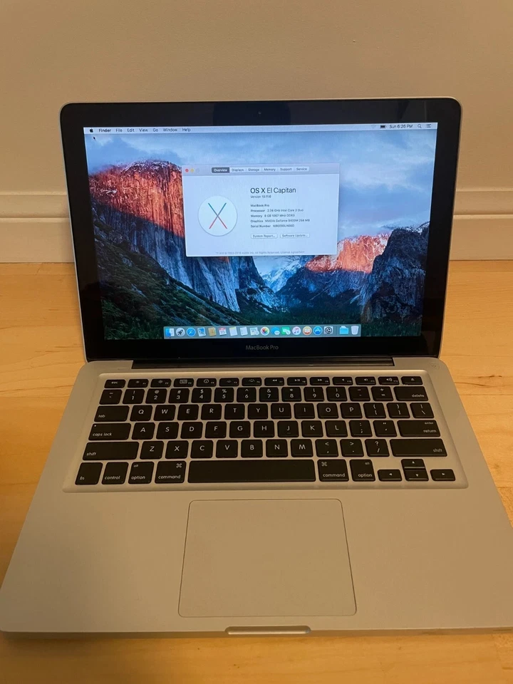 Apple MacBook Pro 13" Mid 2009 Core 2 Duo 2.26GHz 128GB SSD 8GB DDR3 MB990LL/A-C - Image 2 of 4