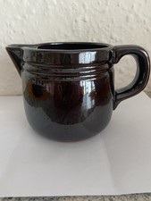 Keramik Topf braun Milchtopf 50er Jahre, ca. 11 cm hoch neuwertig, 0,8 Ltr.