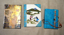 UNUSED THREE LITTLE NOTEBOOKS HANDMADE PAPER PLUS PAPERBLANKS THREE NEW UNUSED