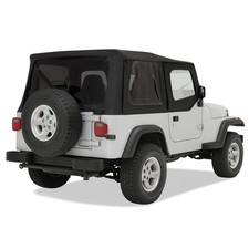 Soft Top Kit Wupper Doors And Tinted Windows Black For Jeep Wrangler Yj 1987-95 Soft Top Kit Wupper Doors And Tinted Windows Black For Jeep Wrangler Yj 1987-95