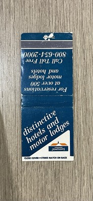 Howard Johnsons Hotel Motor Lodges Vintage Matchbook Cover 255