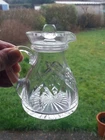 STUART CRYSTAL  Art Deco WHISKY NOGGIN 'GLENGARRY Patt.   .... JUG