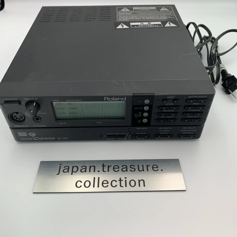 Roland SC-88 Sound Canvas Midi Sound Modul Generator getestet gebraucht Japan