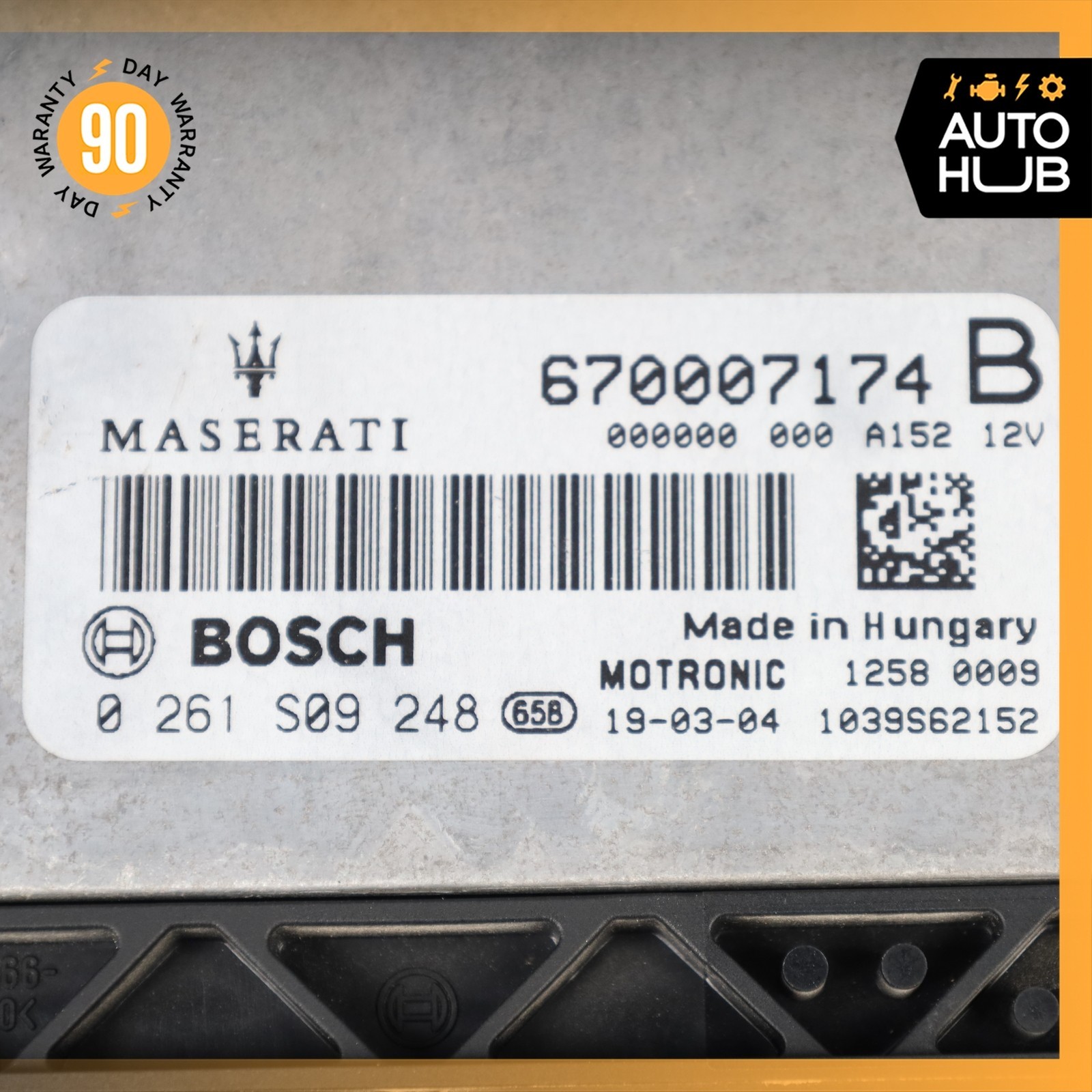 14-17 Maserati Ghibli SQ4 M157 3.0L Ignition Control Module ECU OEM