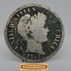 1913 Barber Silver Dime, 90% Silver - #C49067NQ