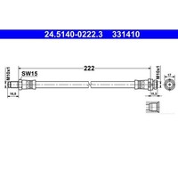ATE 24.5140-0222.3 Bremsschlauch