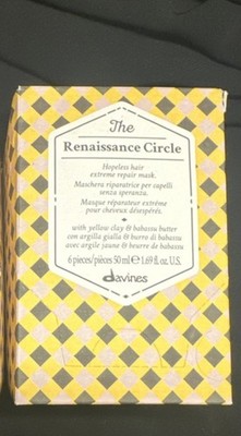 Davines The Renaissance Circle Extreme Repair Mask 6 x 50 ml, Shine 