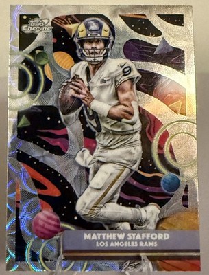 2025 Topps Cosmic Chrome Matthew Stafford Nucleus Refractor #56 Rams