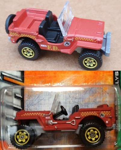 '43 Jeep Willys. MBX F.D. 2013 Matchbox Outdoor 5-Pack. Y2628. Loose. - Picture 3 of 3