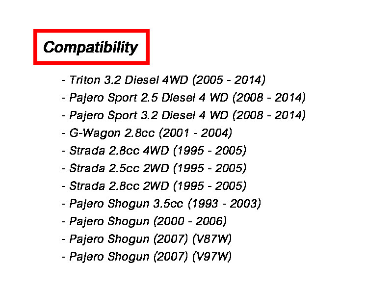Joint Kit Propeller Shaft MR196838 For Mitsubishi Montero Pajero