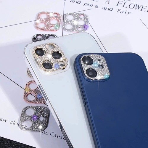 For iPhone 16 Pro Max Plus Camera Lens Protector Cover Bling Rhinestone Diamond - 第 12/17 張圖片