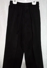 *High End, Chef Pants, Black, 4 Pockets, Size S/M, Drawstring Elastic Waist*