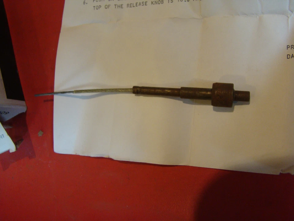 NOS GM 76 77 78 79 原始设备制造商雪佛兰雪佛兰 T1000 变速器控制电缆 370397 — 第 3/4 张图片