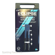Eclipse Threaded Insert Setting Nutsert Tool Kit In Plastic Case - M4, 5, 6 & 8