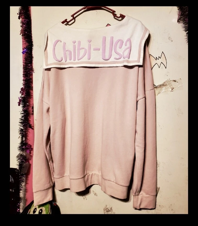 Sailor Moon Chibi Usa Schoolgirl Collar Sweatshirt Hot Topic