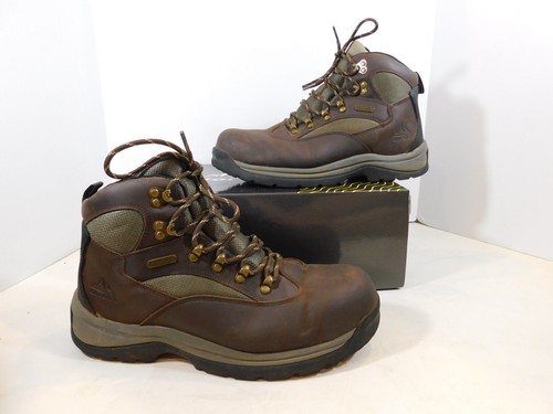 Botas de trabajo de seguridad Nortiv8 Rockfor punta de acero con cordones talla 11 M cuero marrón - Imagen 2 de 5