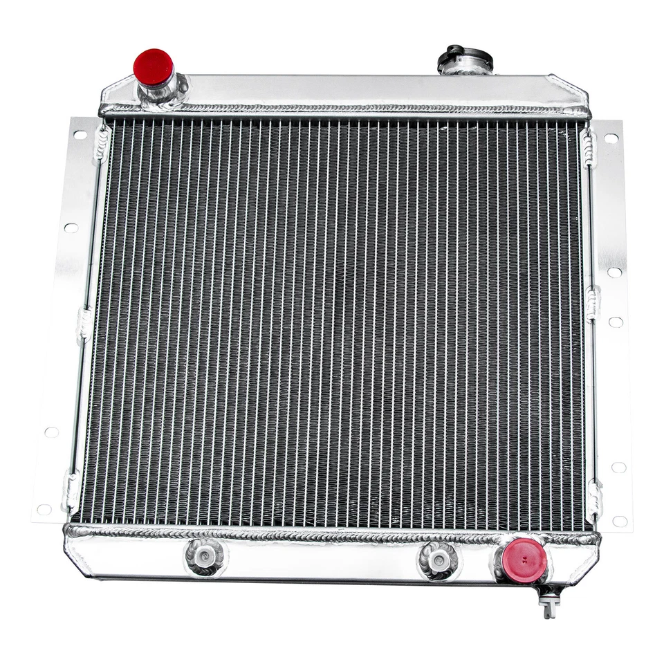 Aluminum 4 Row Radiator For 1958-1984,1963 Toyota Land Cruiser FJ40 FJ45 AT Foto 4 de 4