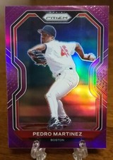 2021 Panini Prizm Pedro Martinez Boston Red Sox #239 Purple