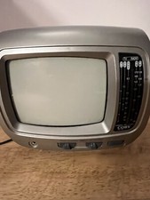 USED Coby CC-TV6 5" Portable Black  White AM/FM Radio