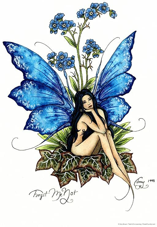 Amy Brown ~ Forget Me Not Fairy ~ 24x36 POSTER/NEW ROLLED | eBay