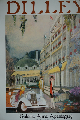 Affiche Exposition Ramon Dilley – Deauville Années 1980, 70x50 Cm, Originale