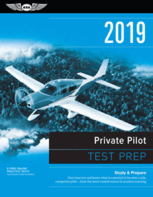 Private Pilot Test Prep 2019: Study & Prepare: Pass your test and kn - VERY GOOD