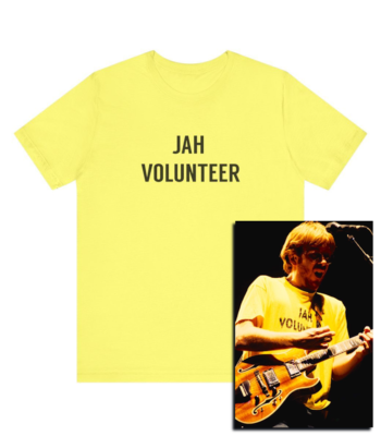 Jah Volunteer T-Shirt, Phish, Guitar, Jam Band, Trey Anastasio