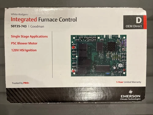 White-Rodgers 50T35-743 Goodman B18099-13 B1809913 Furnace Control Board - New