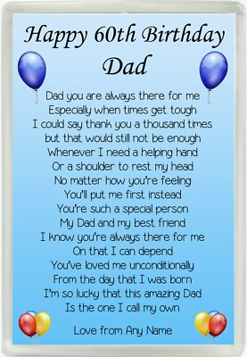 Turning 60 Happy 60th Birthday Dad From Daughter 60th Birthday