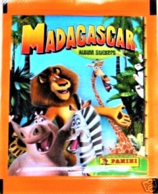 10 Tüten voll + ungeöffnet # Madagascar 2005 # Panini # sehr selten