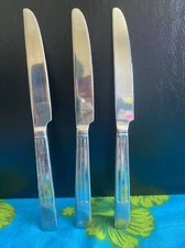 3 WORLD 97 STAINLESS FLATWARE TABLEWARE Dinner KNIVES