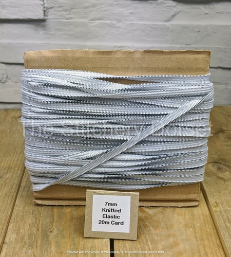 Wollstränge Weiß 7mm - 20 Meter Rolle Für Deko & Basteln