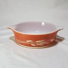 Vintage Pyrex 471-B Autumn Harvest Wheat Casserole Dish 500 ml.