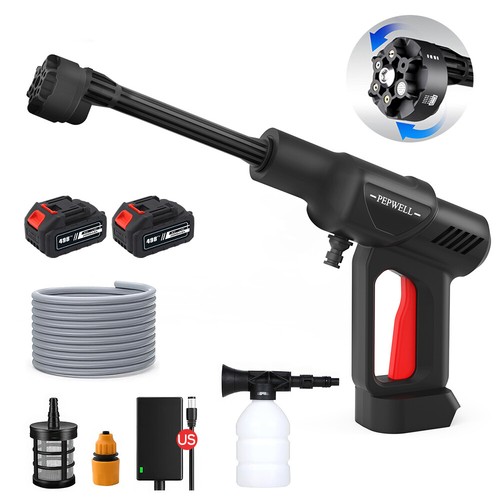 60Bar Cordless High Pressure Car Washer Spray Water Gun 20000mAh Foam Generator - Picture 14 of 14