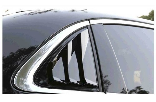 For Benz CLA W117 2013-2019 Glossy Black Rear Quarter Window Louver Scoop Vent - Picture 12 of 20