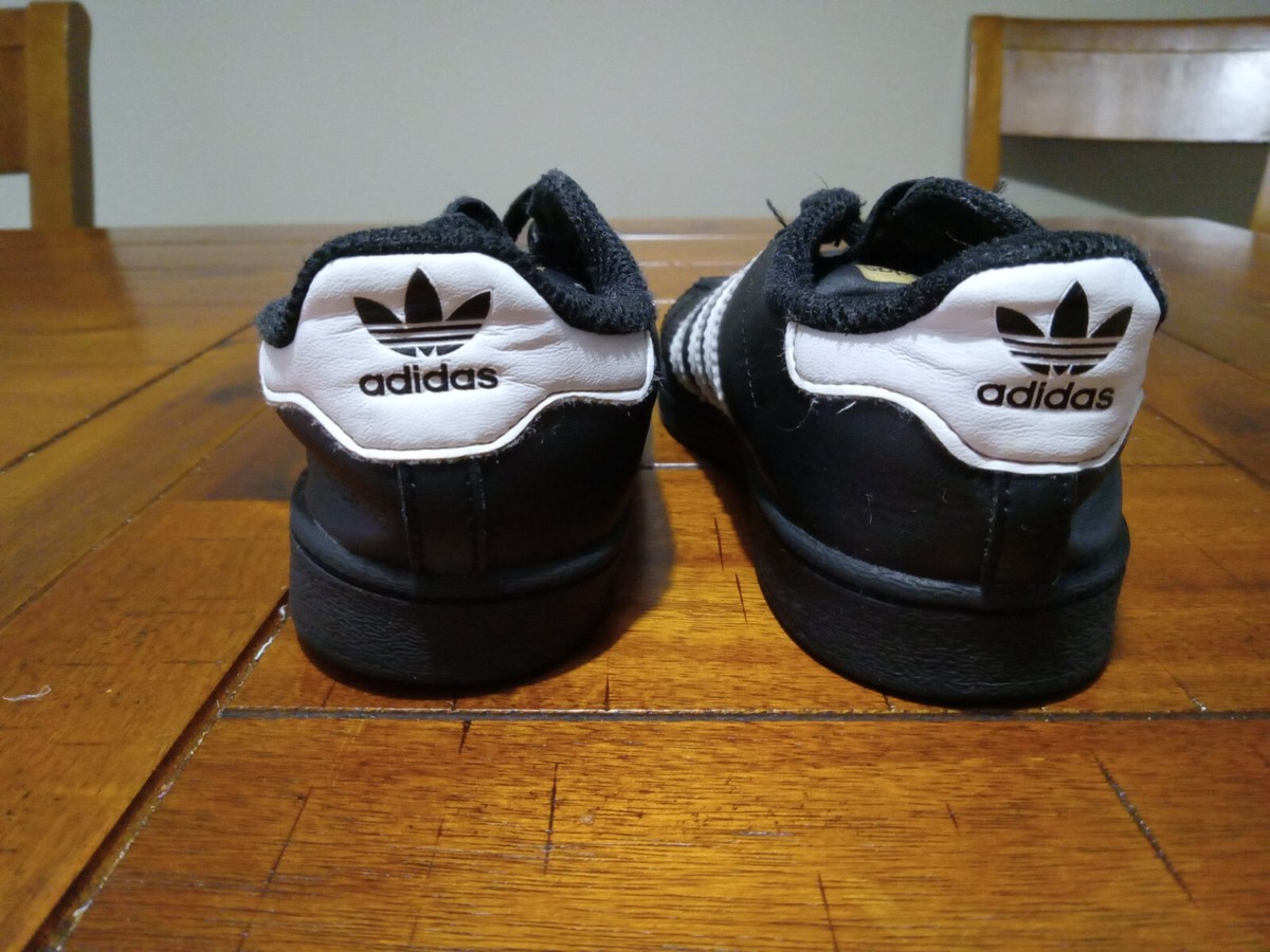 Adidas Superstar Black Sneaker Size 10K, PWJ 001004 | eBay